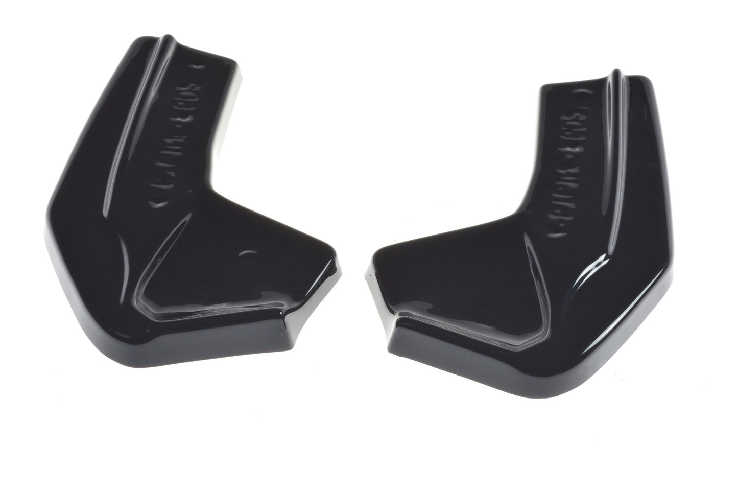 Heck Ansatz Flaps Diffusor V.2 für (Für heckansatz v.1) Ford Focus Hatchabck ST-Line schwarz Hochglanz