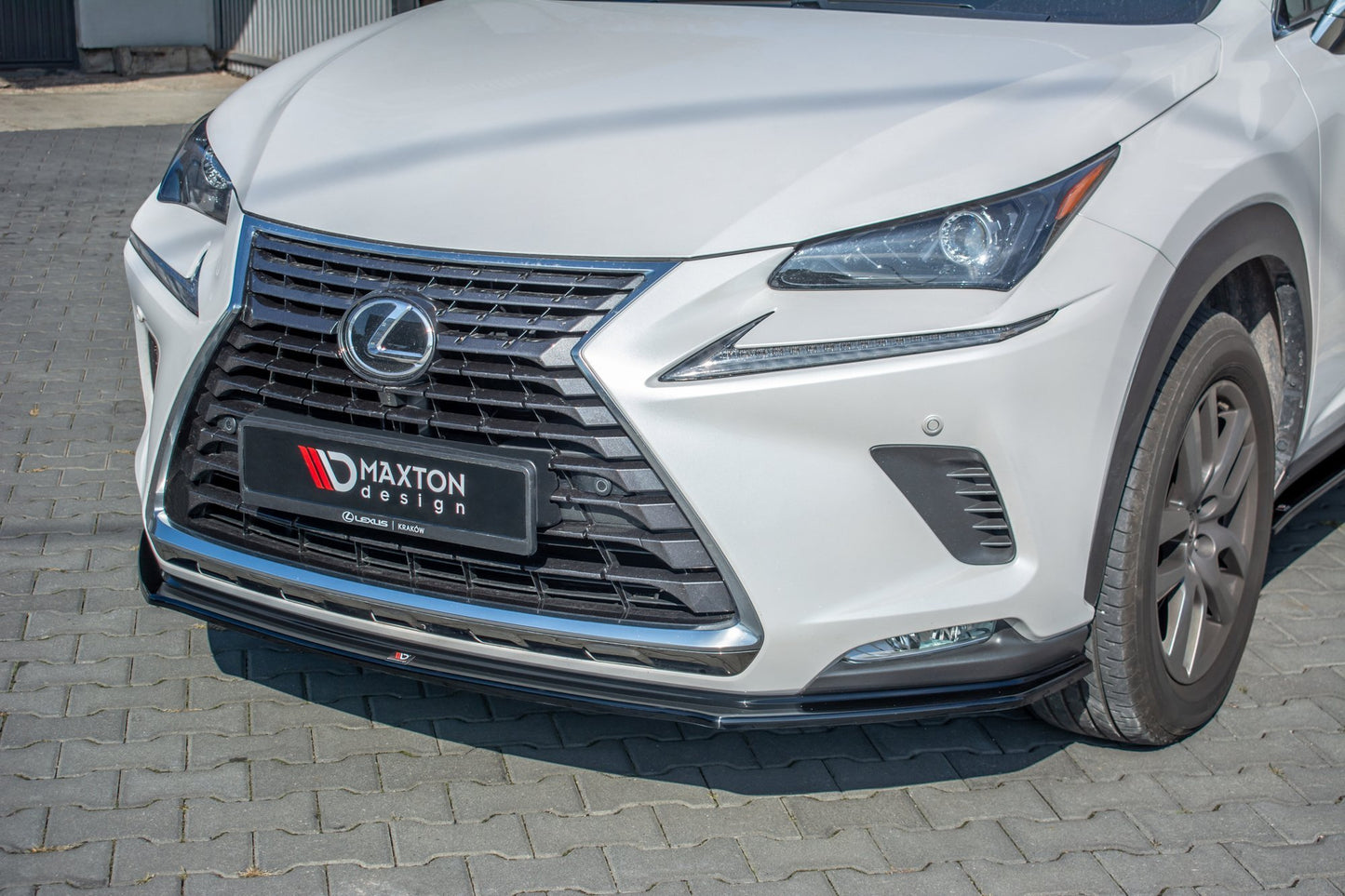 Front Ansatz für Lexus NX Facelift schwarz Hochglanz