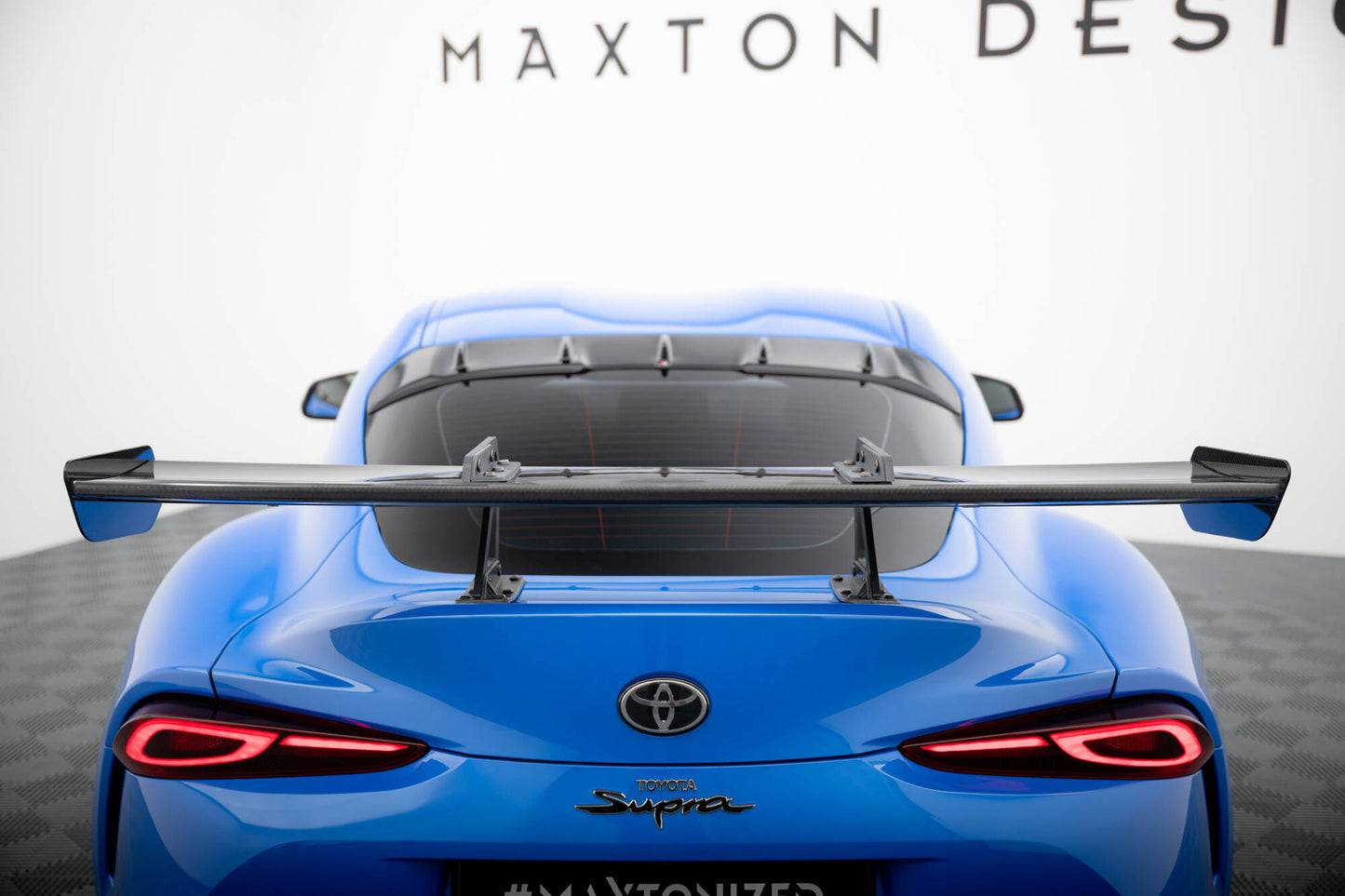 Carbon Spoiler With Upper Swan Mounting Toyota Supra Mk5