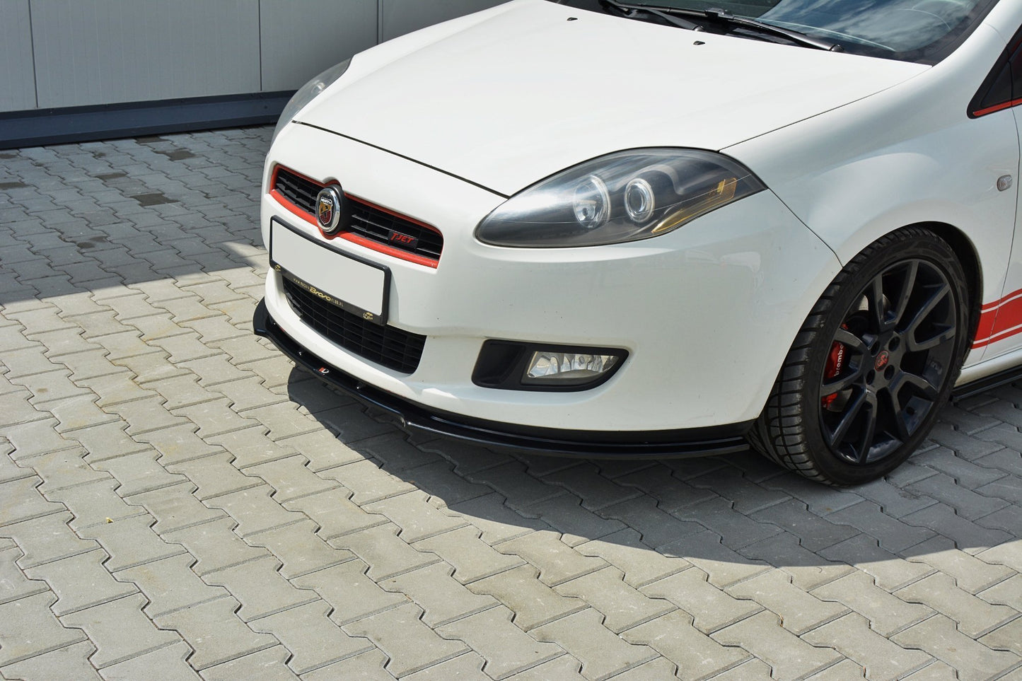 Front Ansatz für Fiat Bravo MK 2 SPORT schwarz Hochglanz
