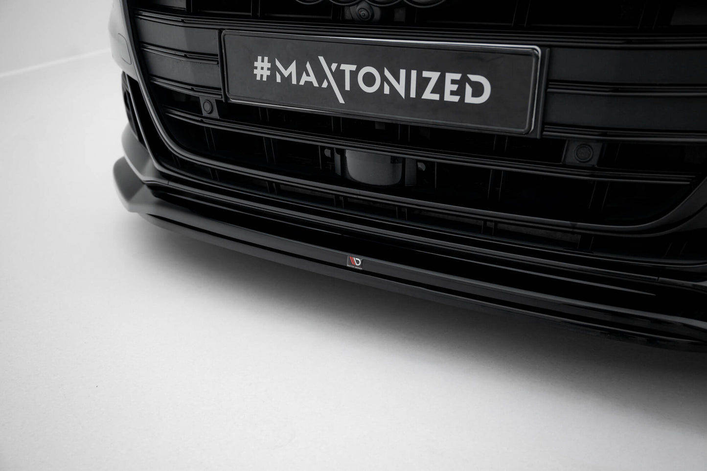 Front Ansatz V.1 für Audi S8 / A8 S-Line D5 schwarz Hochglanz