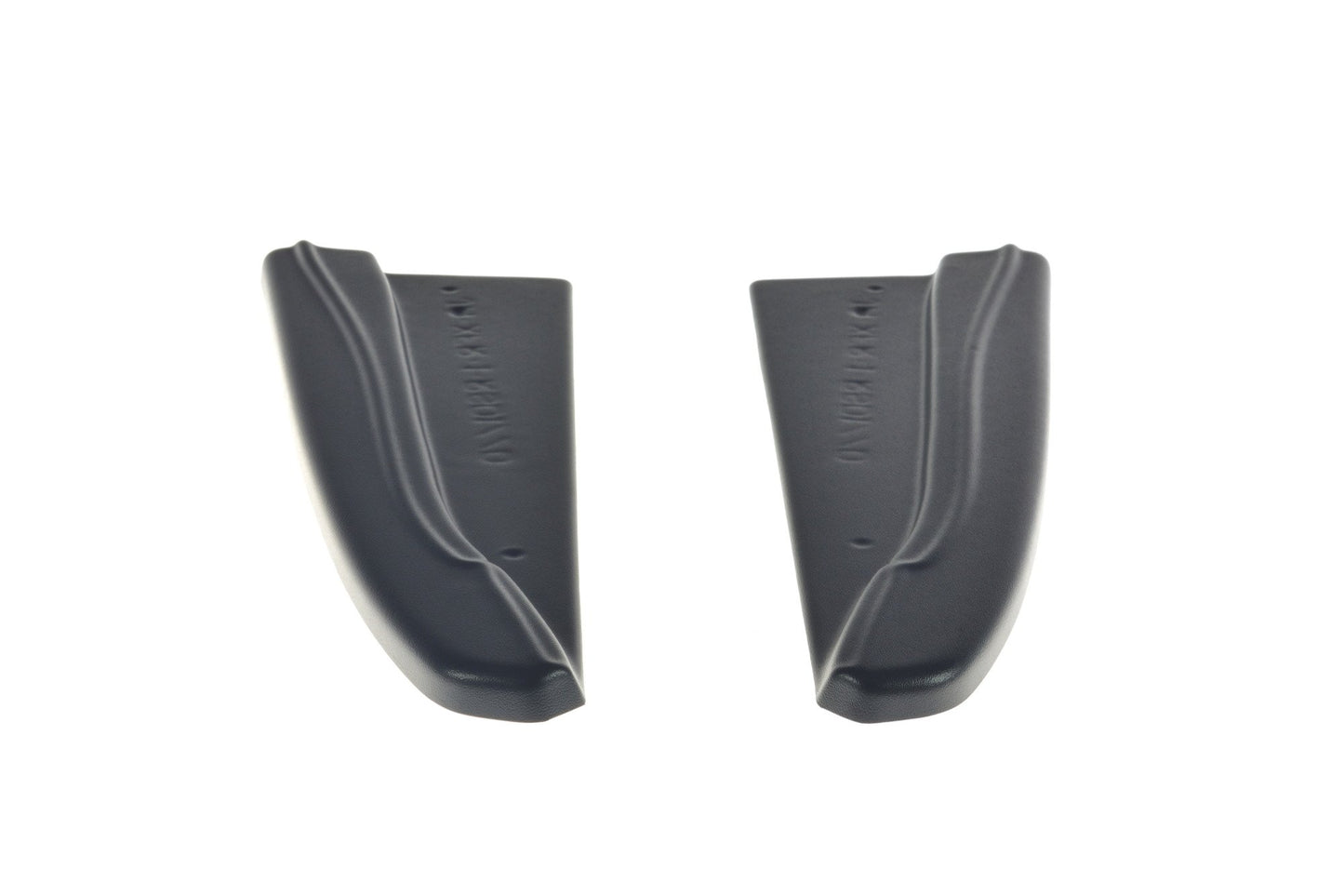 Heck Ansatz Flaps Diffusor für JAGUAR XF- R schwarz matt