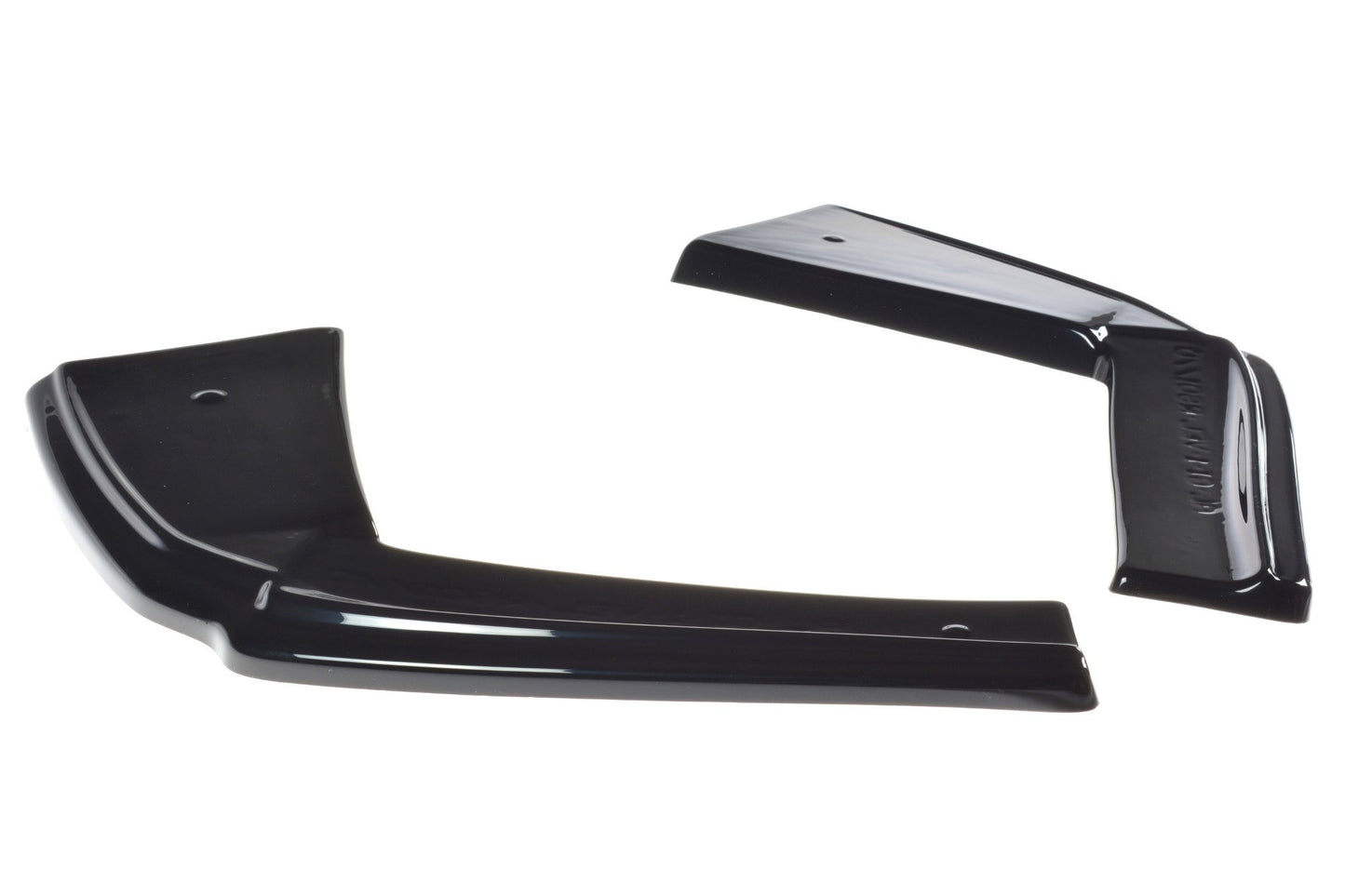 Heck Ansatz Flaps Diffusor für ALFA ROMEO GIULIA VELOCE schwarz Hochglanz