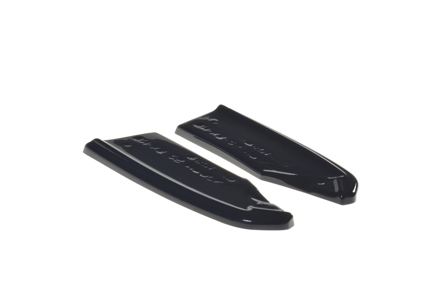 Heck Ansatz Flaps Diffusor für BMW X3 F25 M-Paket Facelift schwarz matt