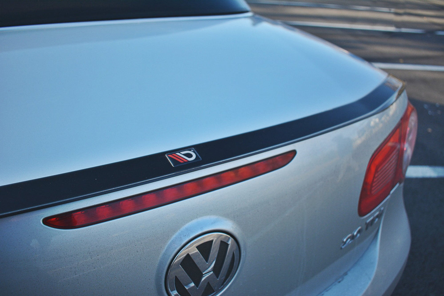 Spoiler CAP für VW EOS schwarz Hochglanz