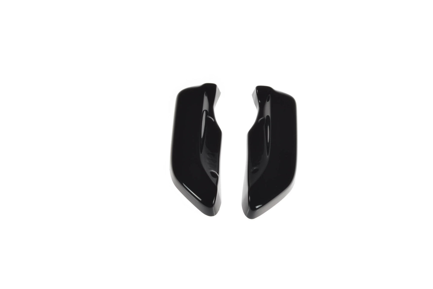 Heck Ansatz Flaps Diffusor für FIAT 500 HATCHBACK vor Facelift schwarz Hochglanz