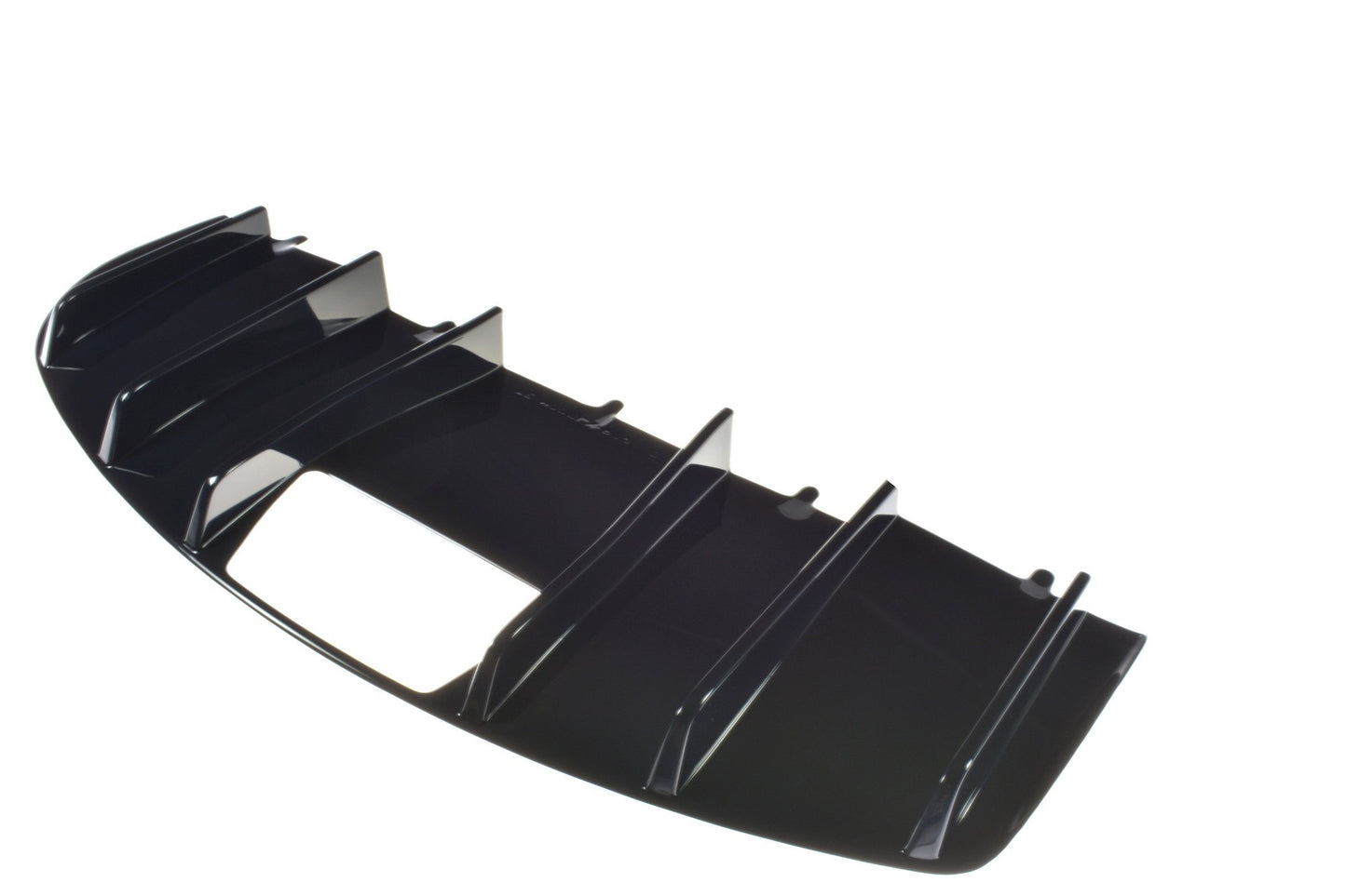 Diffusor Heck Ansatz für TESLA MODEL X schwarz Hochglanz