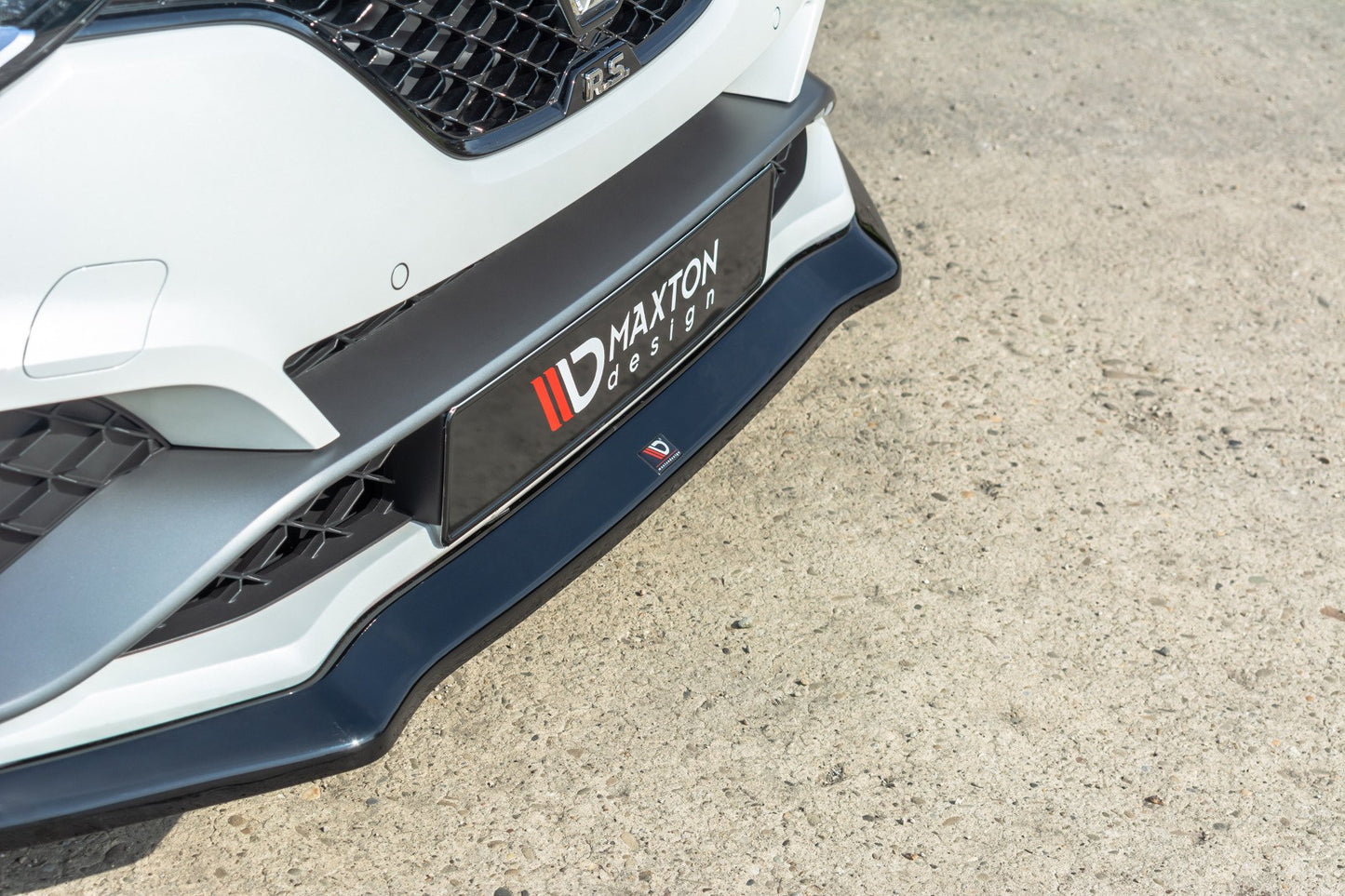 Front Ansatz V.2 für Renault Megane IV RS schwarz Hochglanz