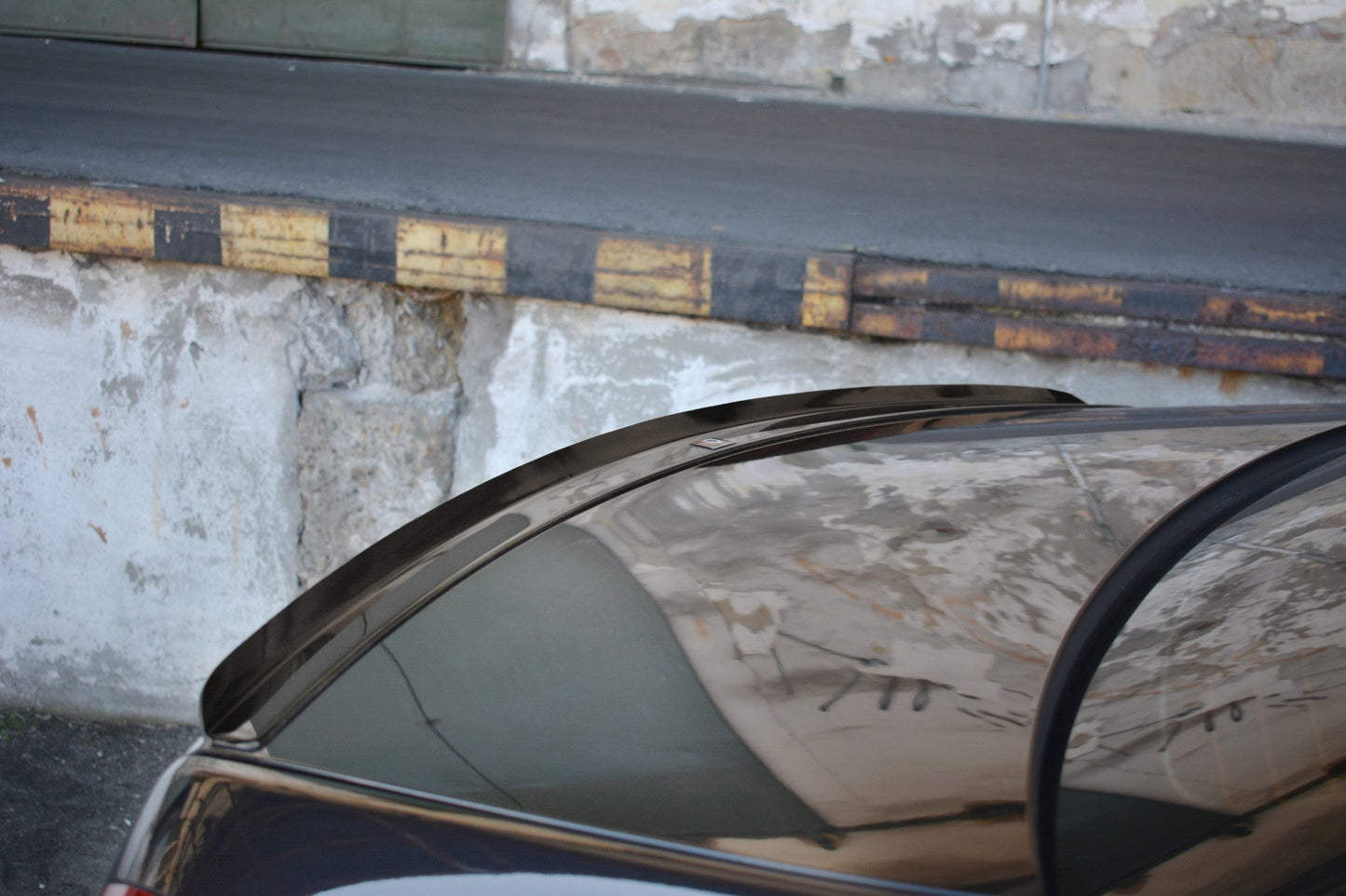 Spoiler CAP für Mercedes-Benz S W222 / W222 Facelift schwarz Hochglanz