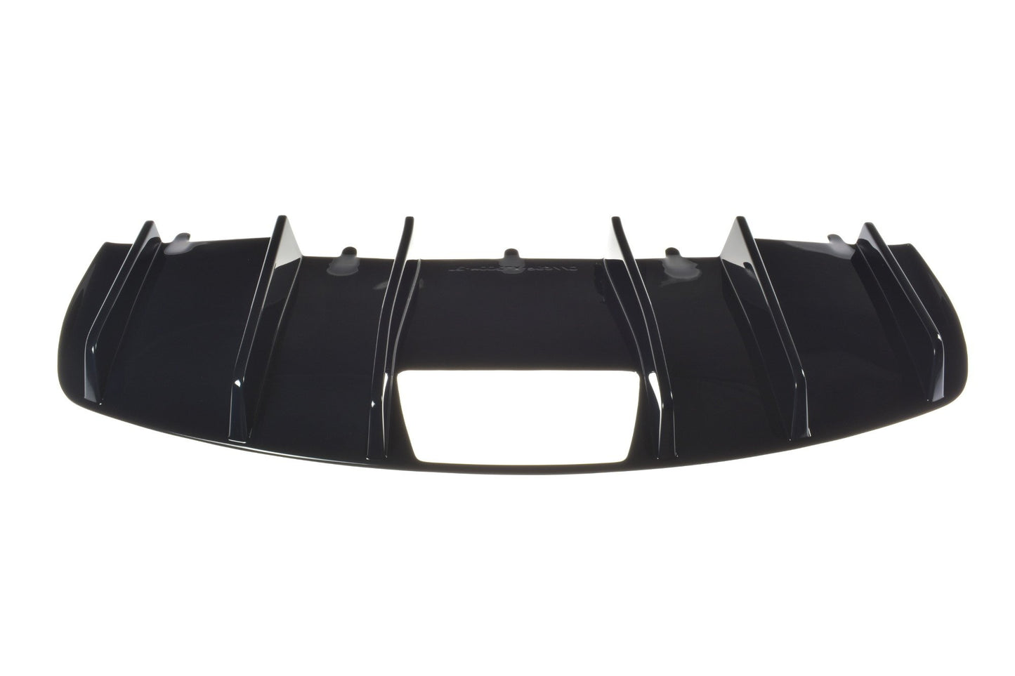Diffusor Heck Ansatz für TESLA MODEL X schwarz Hochglanz