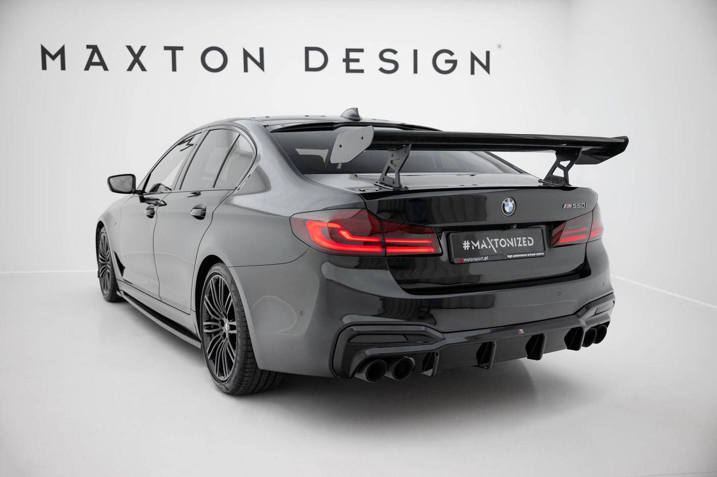 Carbon Spoiler With Internal Brackets Uprights BMW 5er / M5 Limousine G30 / F90