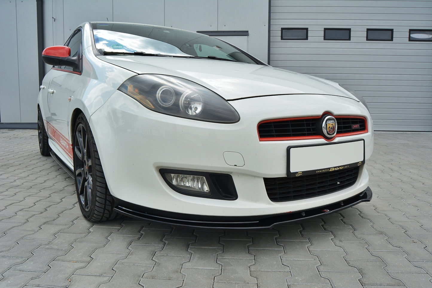 Front Ansatz für Fiat Bravo MK 2 SPORT schwarz Hochglanz