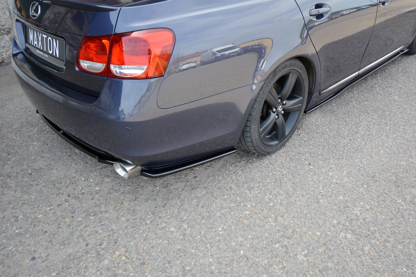 Heck Ansatz Flaps Diffusor für LEXUS GS MK.3 Carbon Look