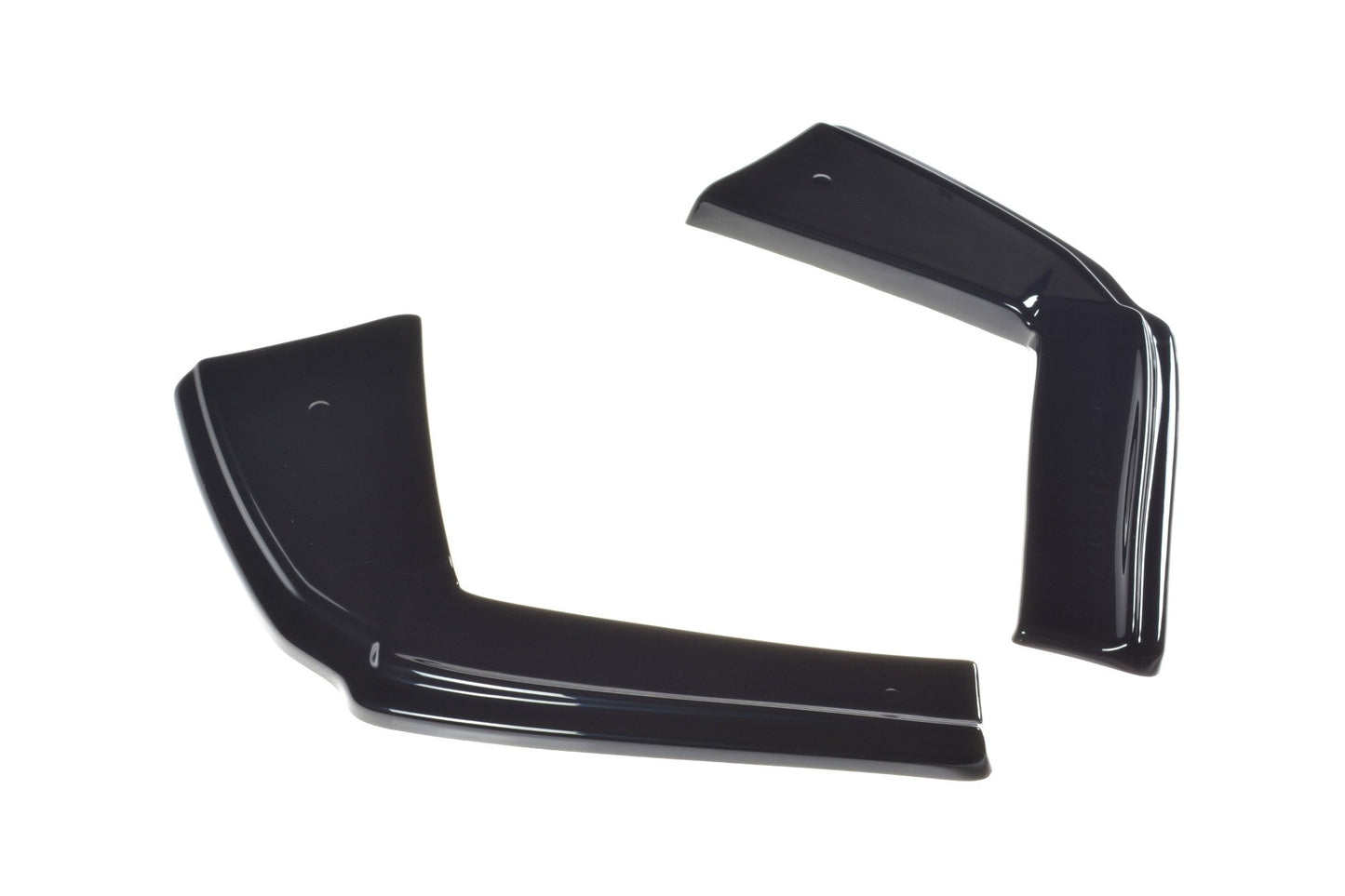 Heck Ansatz Flaps Diffusor für ALFA ROMEO GIULIA VELOCE schwarz Hochglanz