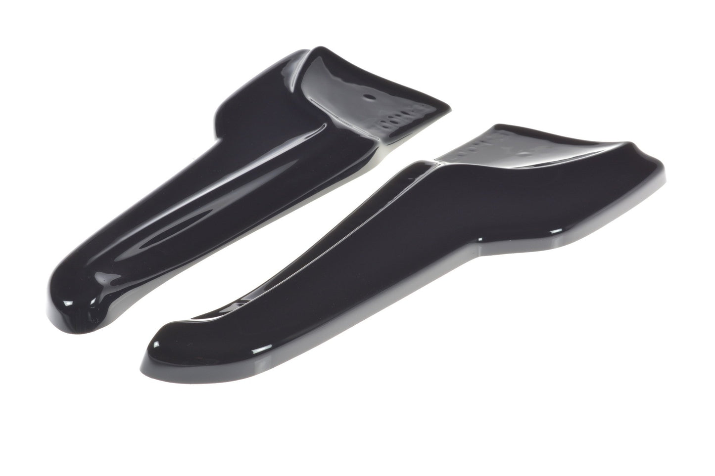 Heck Ansatz Flaps Diffusor V.2 für TESLA MODEL X schwarz Hochglanz