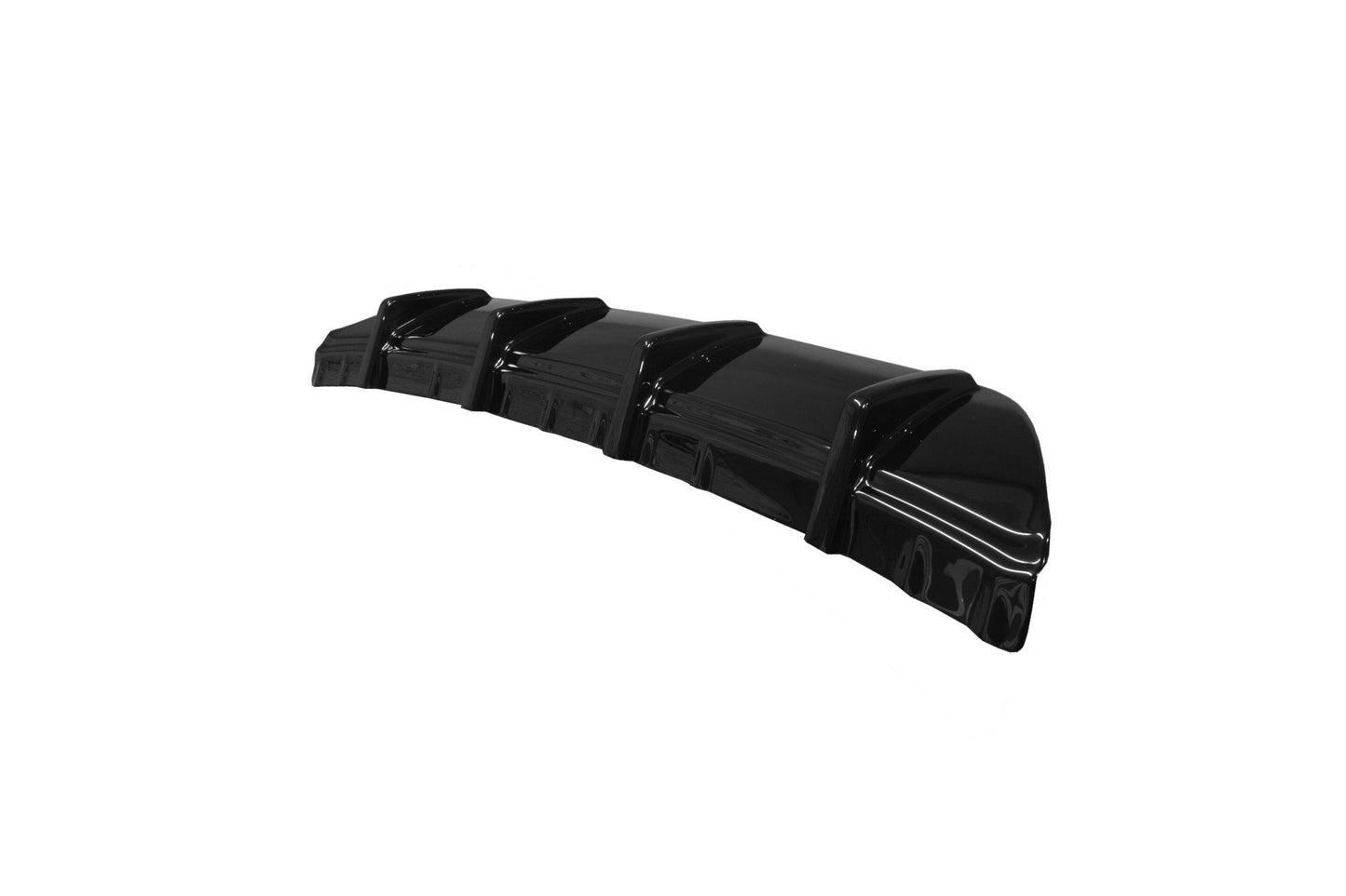 Diffusor Heck Ansatz für Mercedes SLK R172 schwarz Hochglanz