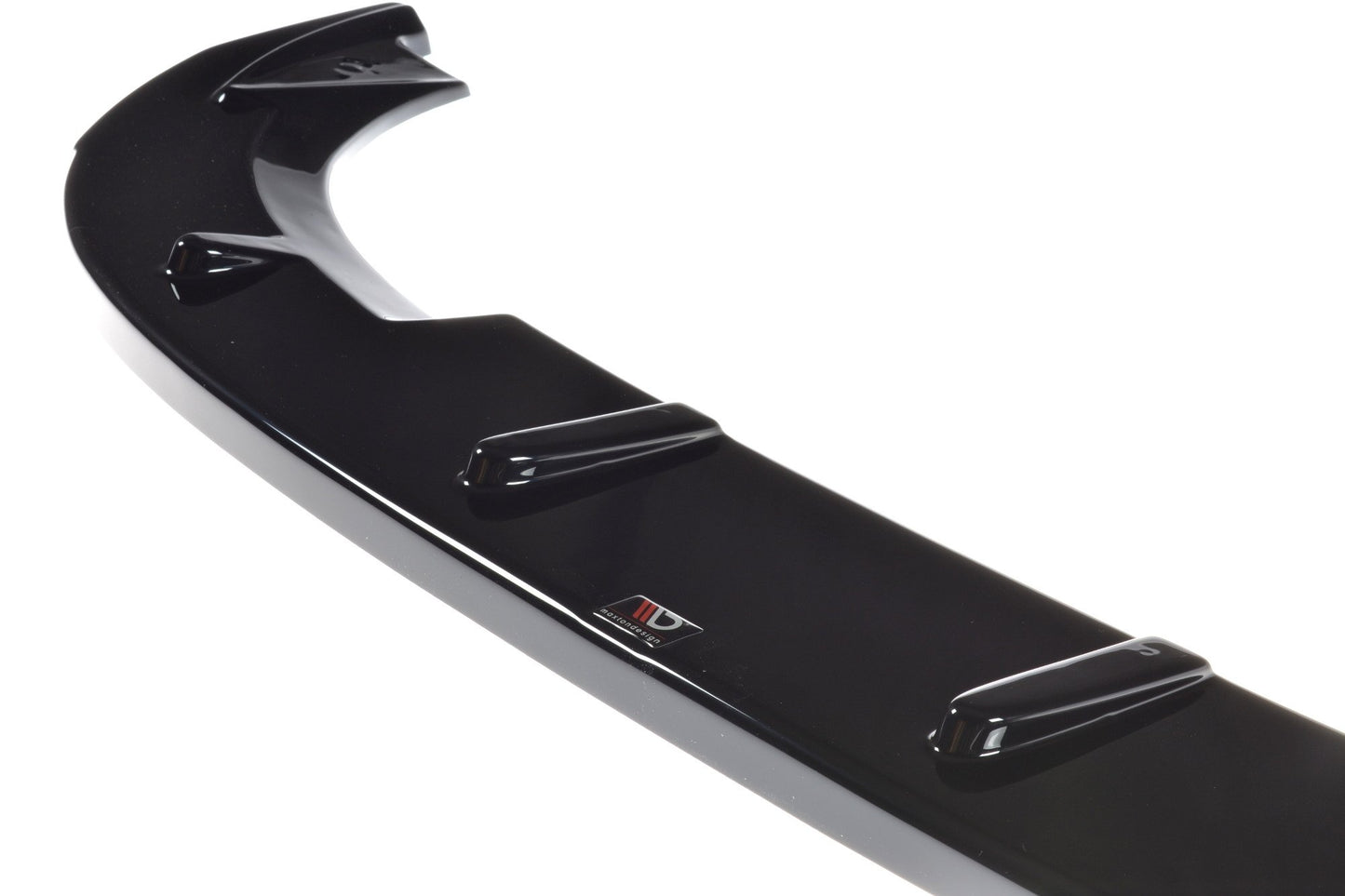 Front Ansatz V.2 für Abarth 500 Mk1 schwarz Hochglanz