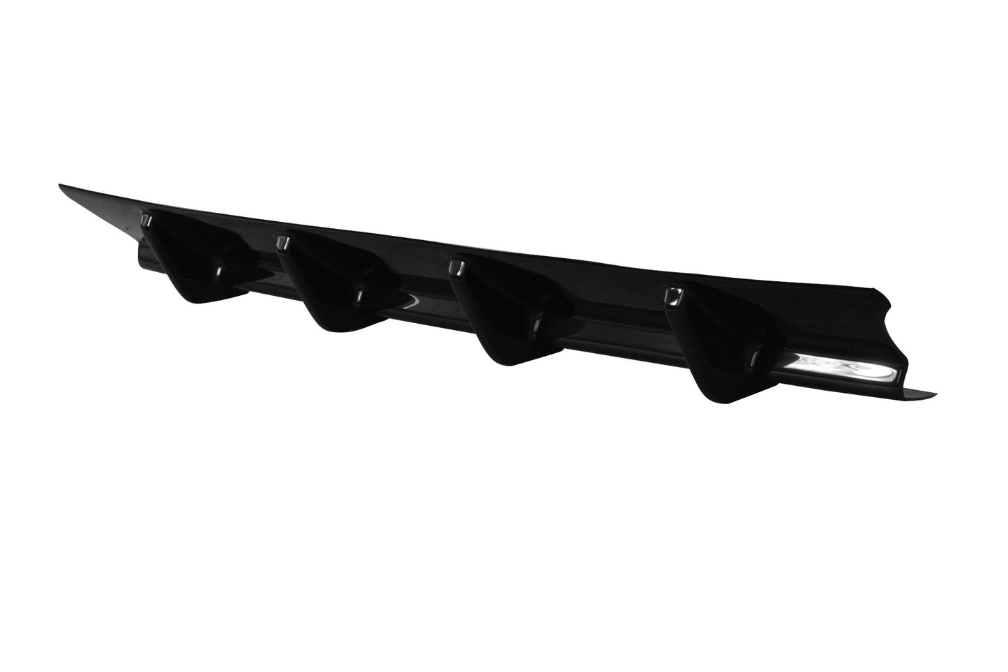 Diffusor Heck Ansatz für Mercedes E63 AMG W212 schwarz Hochglanz