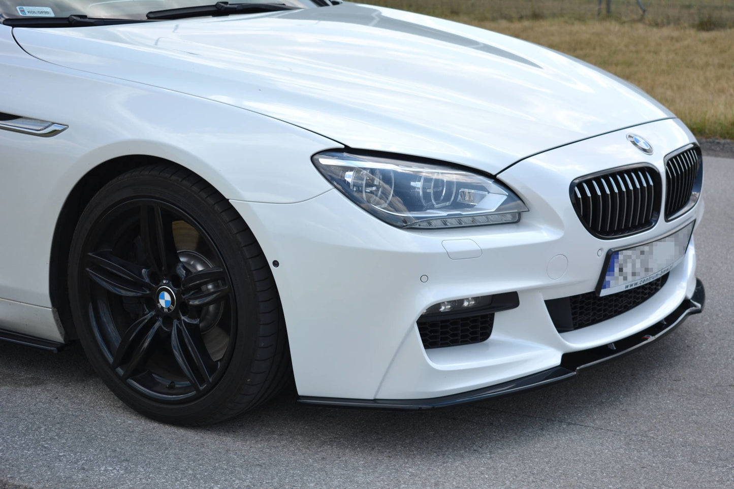 Front Ansatz für BMW 6er Gran Coupé M Paket schwarz Hochglanz