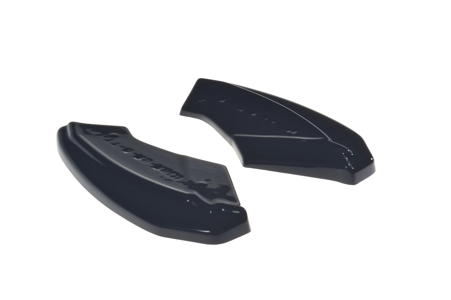 Heck Ansatz Flaps Diffusor für Audi TT RS 8S schwarz Hochglanz