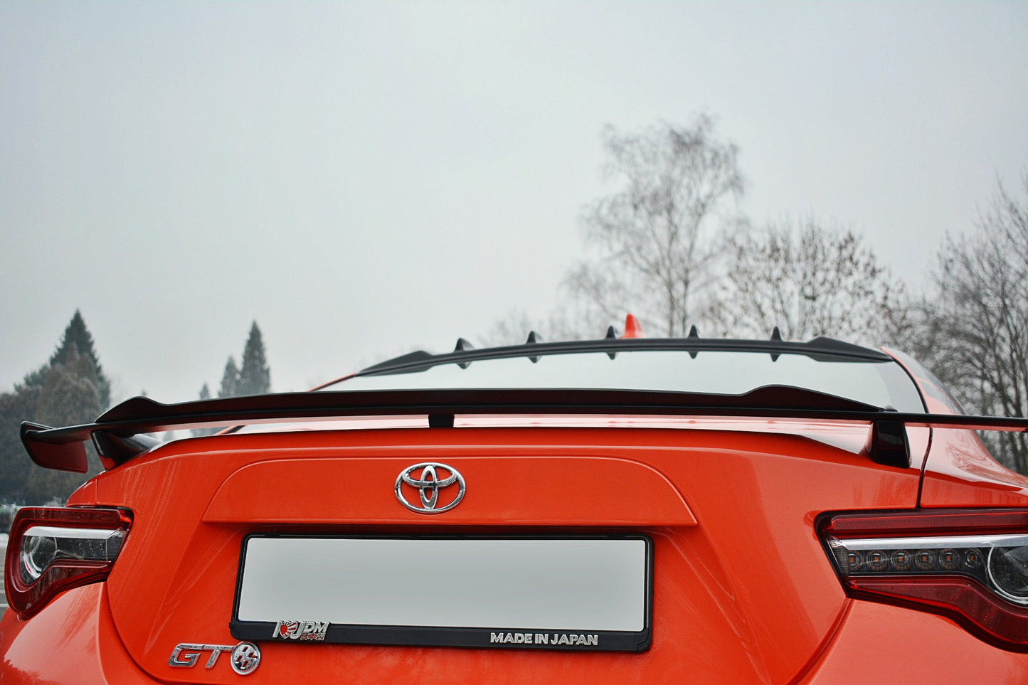 Spoiler CAP für Toyota GT86 Facelift / Subaru BRZ Mk1 Facelift schwarz Hochglanz