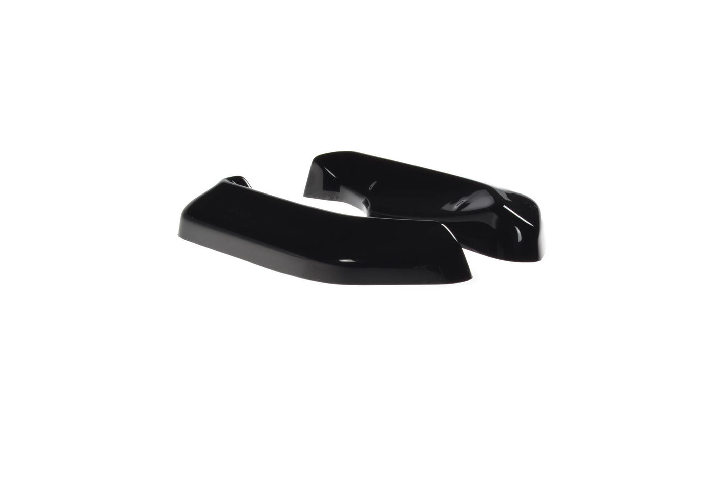 Heck Ansatz Flaps Diffusor für FIAT 500 HATCHBACK vor Facelift schwarz Hochglanz