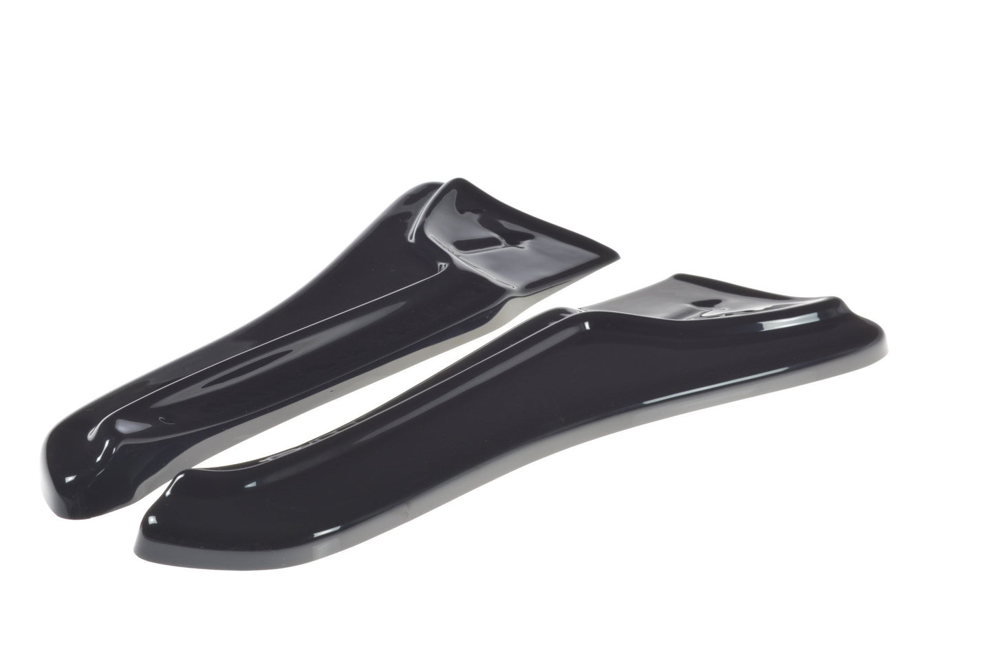 Heck Ansatz Flaps Diffusor V.1 für TESLA MODEL X schwarz Hochglanz