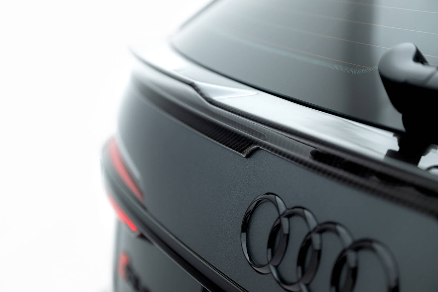 Prepreg Carbon Fiber Heckklappenspoiler (Niedriger) Audi RS6 C8