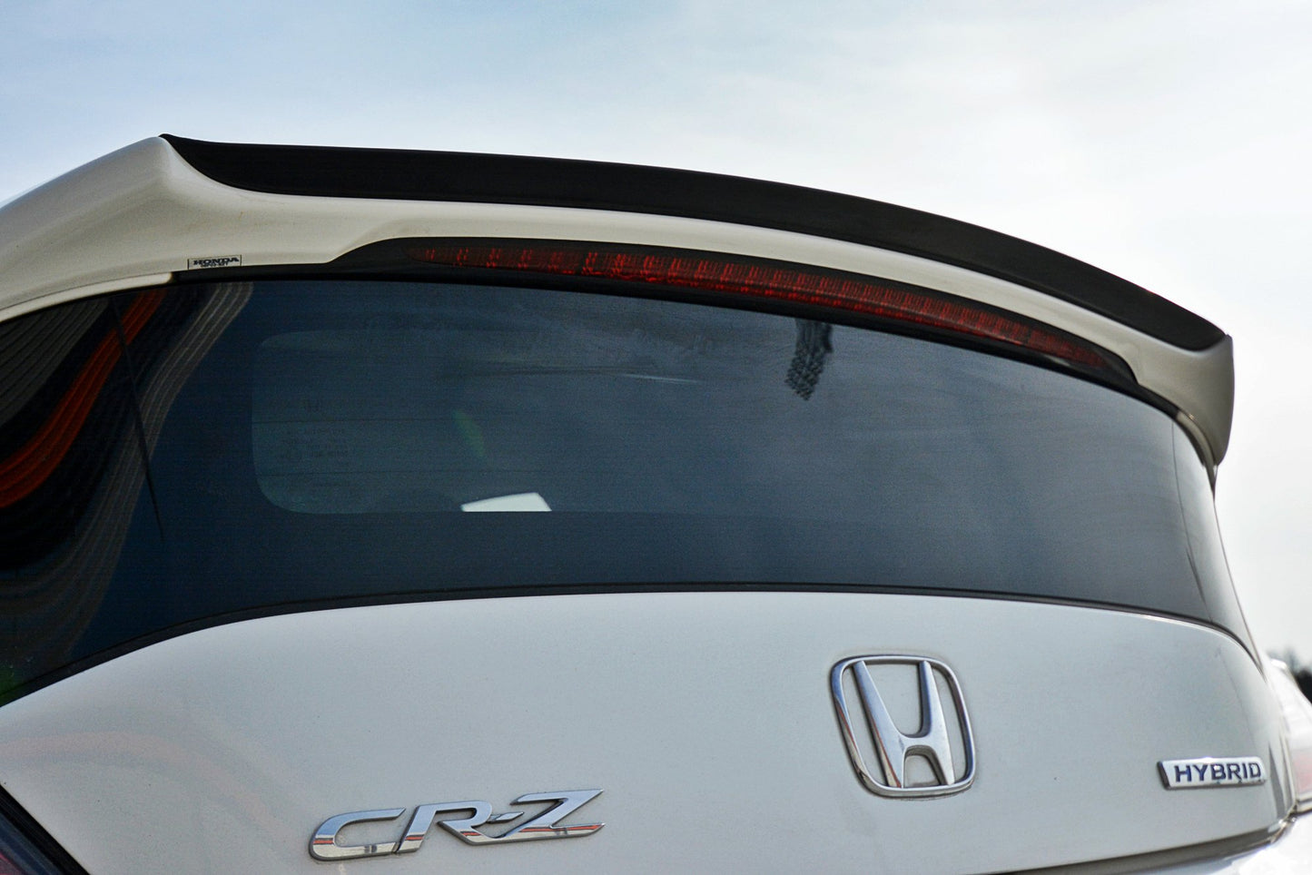 Spoiler CAP für HONDA CR-Z schwarz Hochglanz