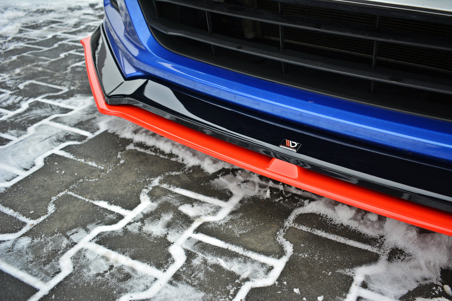 Front Ansatz V.5 für Subaru BRZ Mk1 Facelift schwarz Hochglanz