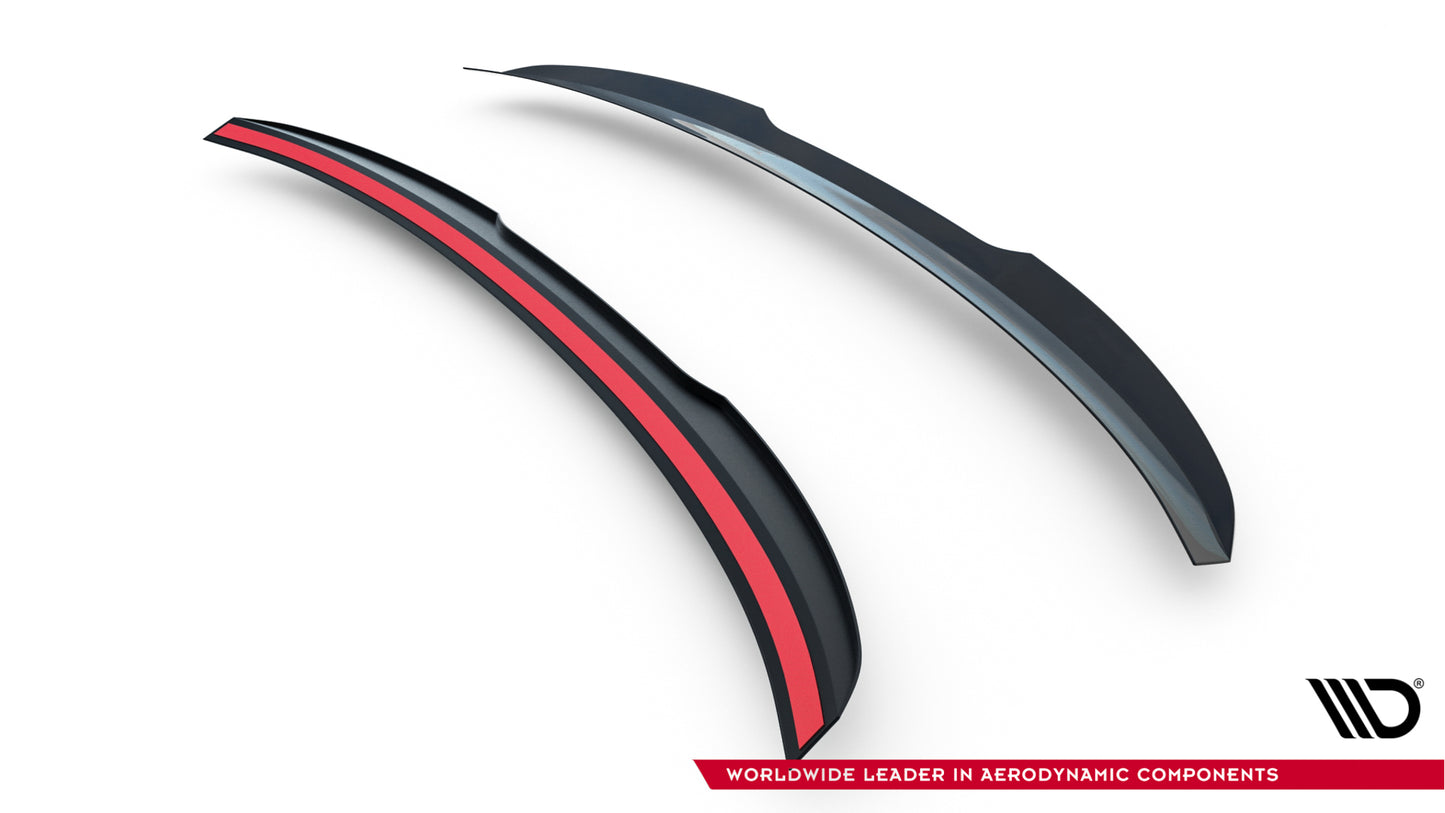 Spoiler CAP V.1 für Audi A5 F5 Sportback schwarz Hochglanz