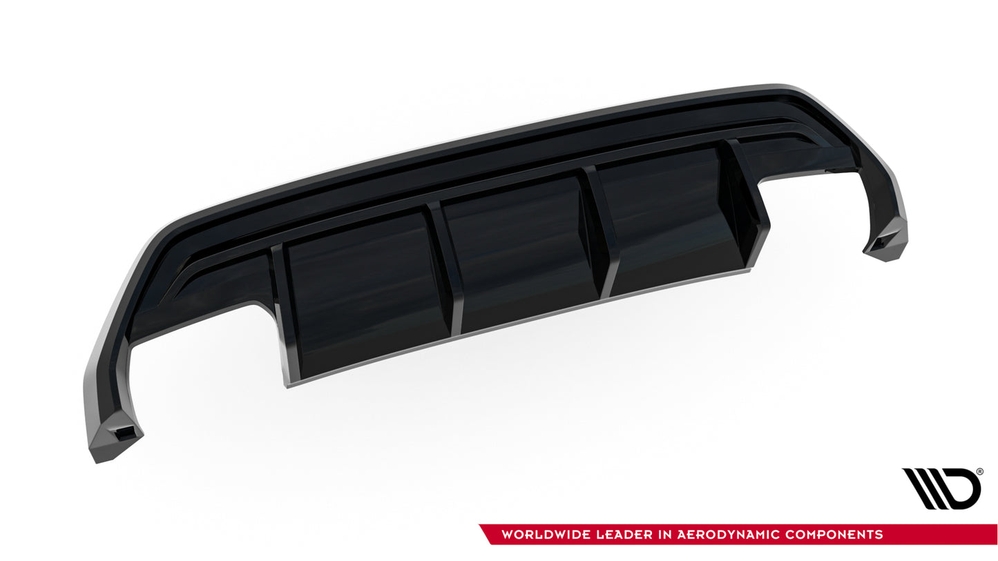 Diffusor Heck Ansatz für Audi S3 Sportback 8Y Facelift