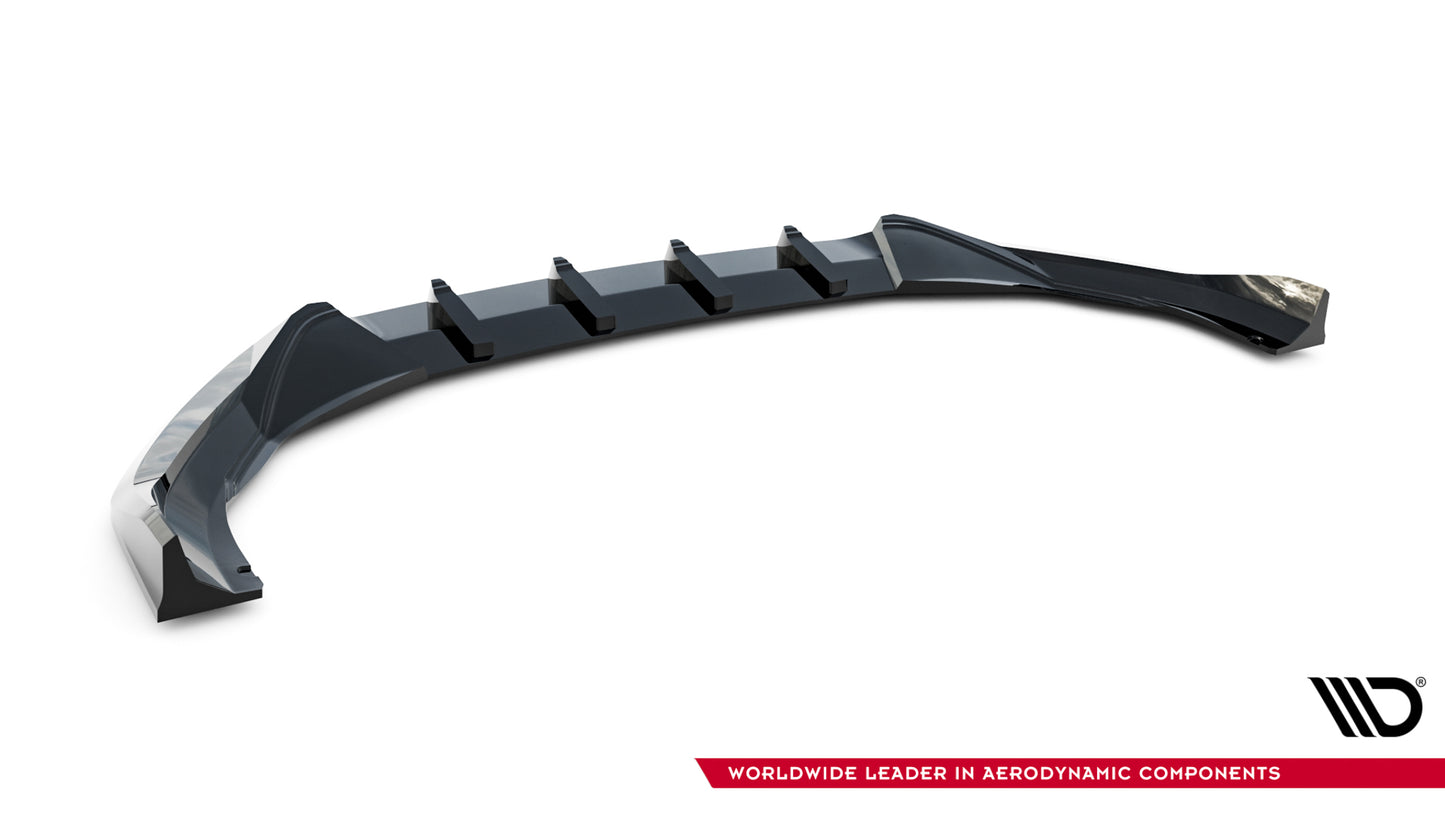 Front Ansatz V.2 für Skoda Superb Mk4 schwarz Hochglanz