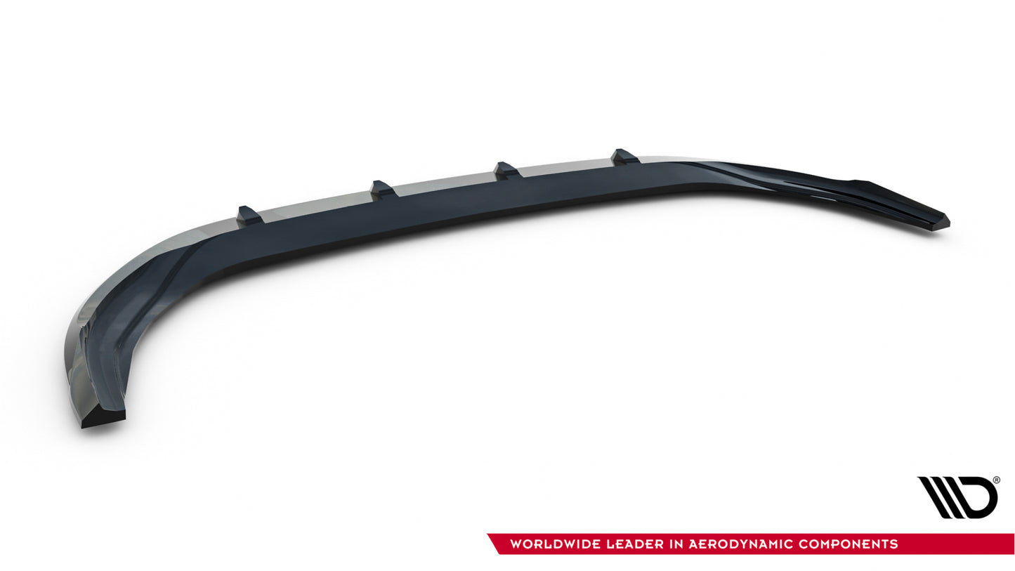 Front Ansatz V.2 für VW Golf R Mk8 Facelift schwarz Hochglanz