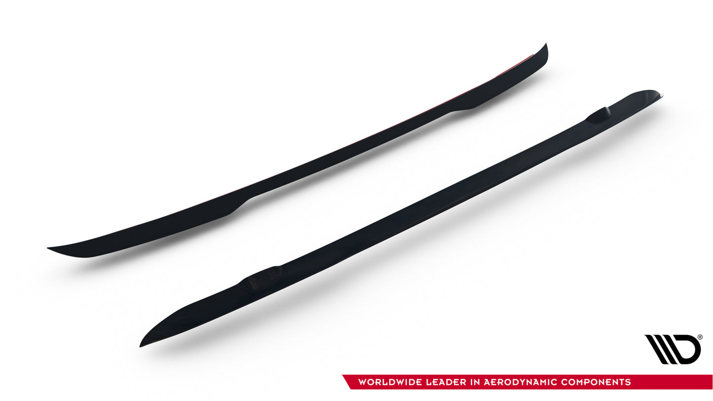 Spoiler CAP für Peugeot Expert Mk3 schwarz Hochglanz