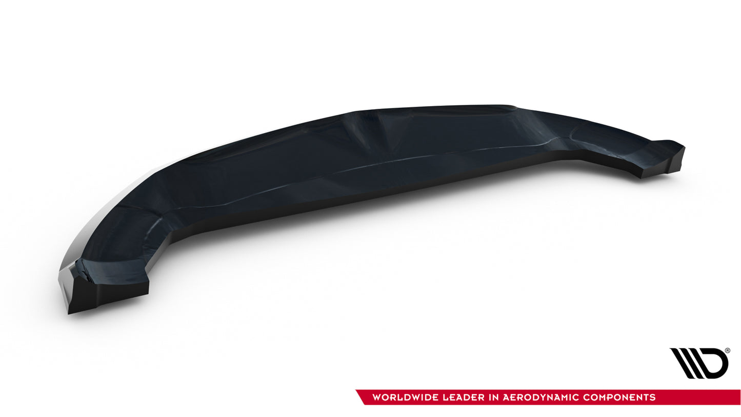 Front Ansatz V.3 für Alfa Romeo Stelvio Mk1 schwarz Hochglanz