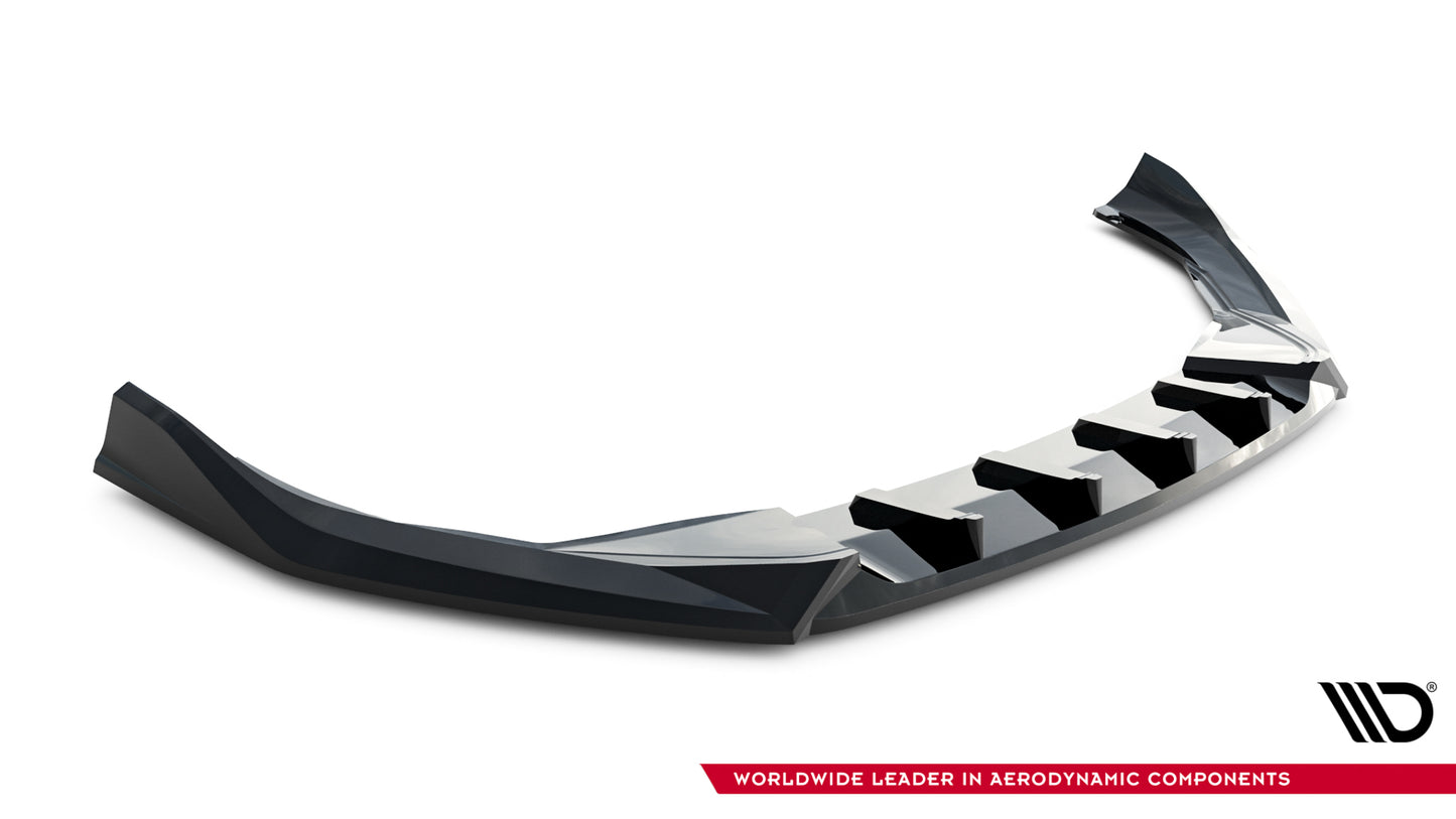 Front Ansatz V.2 für Skoda Superb Mk4 schwarz Hochglanz