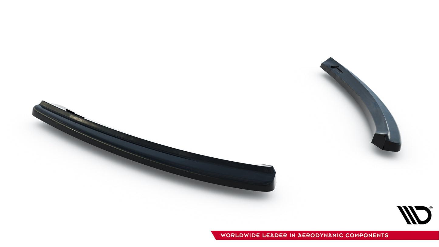 Heck Ansatz Flaps Diffusor für Alfa Romeo GT schwarz Hochglanz
