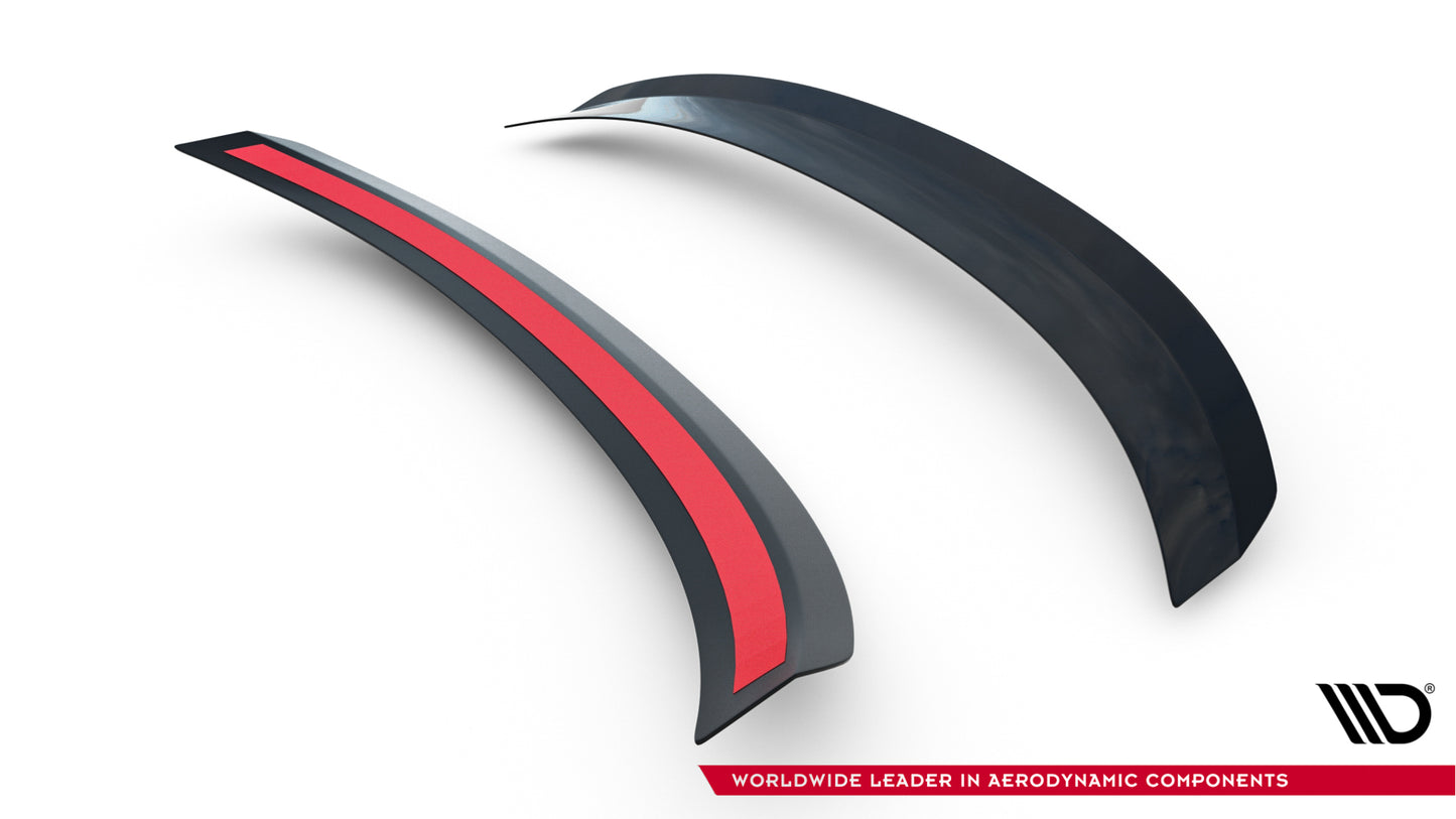 Spoiler CAP für Skoda Octavia RS Mk3 / Mk3 FL Combi schwarz Hochglanz