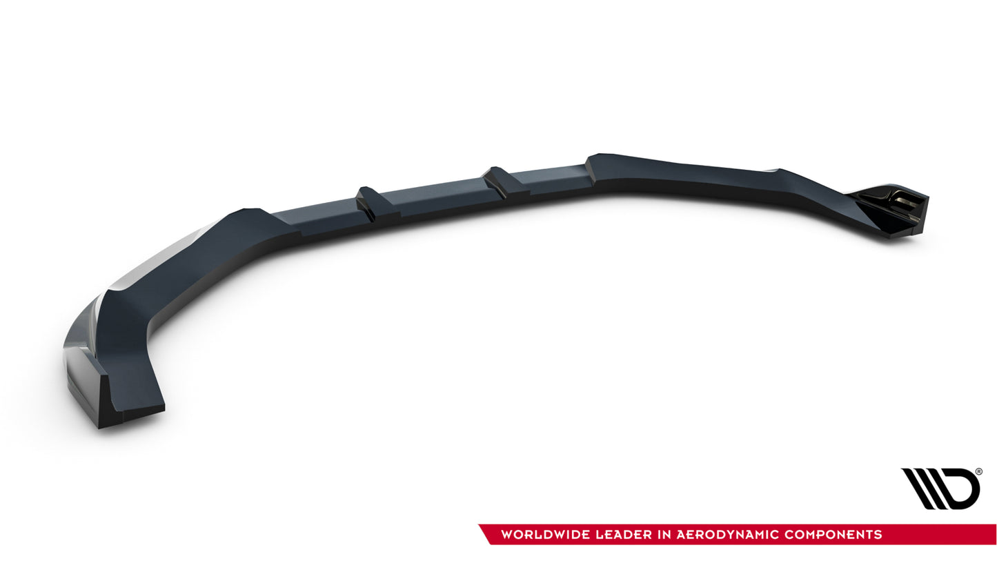 Front Ansatz V.3 für Audi RS3 Limousine 8Y Facelift schwarz Hochglanz