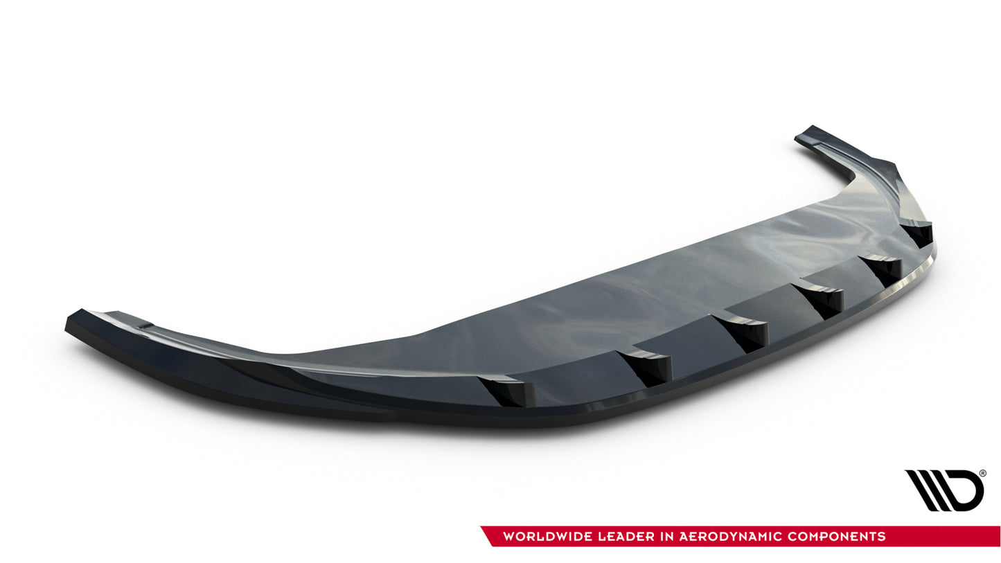 Front Ansatz V.2 für VW Tiguan Mk3 schwarz Hochglanz
