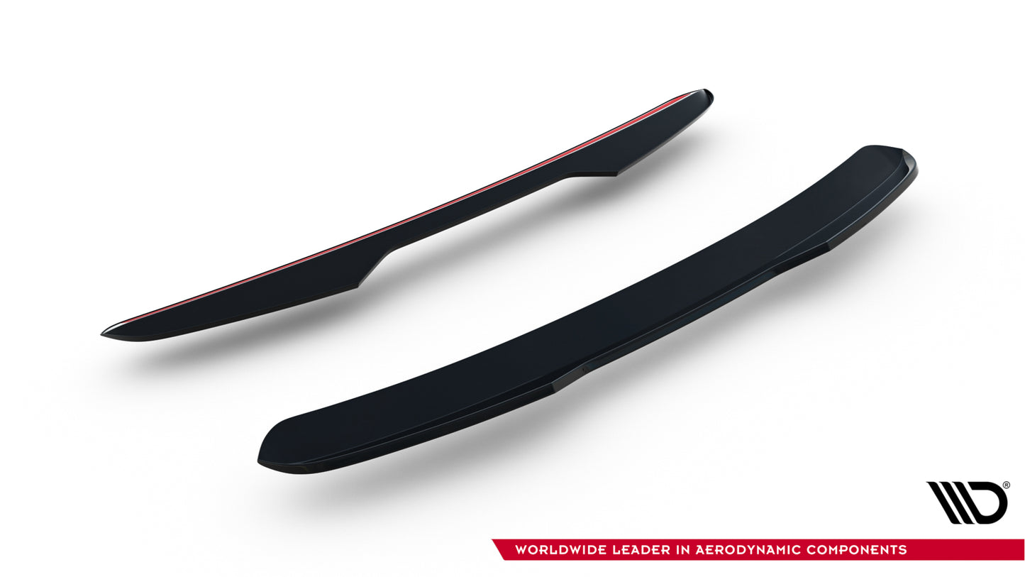 Spoiler CAP für Mini Countryman JCW U25 schwarz Hochglanz