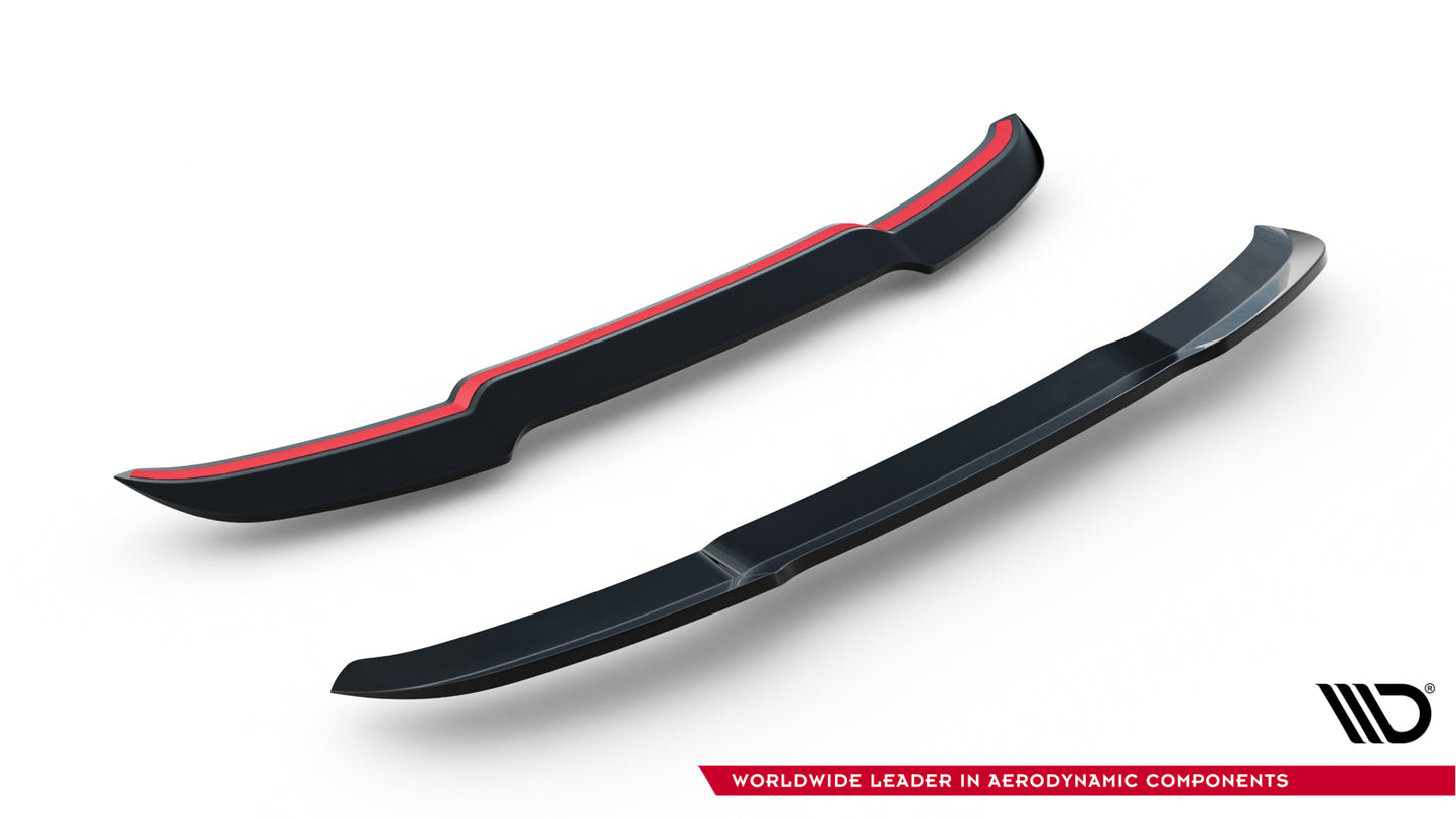 Spoiler CAP V.1 für BMW 1er M-Paket F70 schwarz Hochglanz