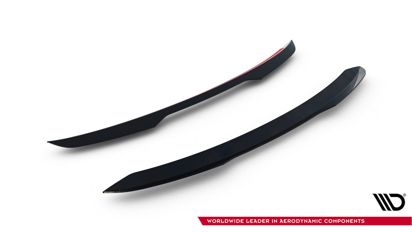 Spoiler CAP für Renault Megane E-Tech Electric Mk1 schwarz Hochglanz