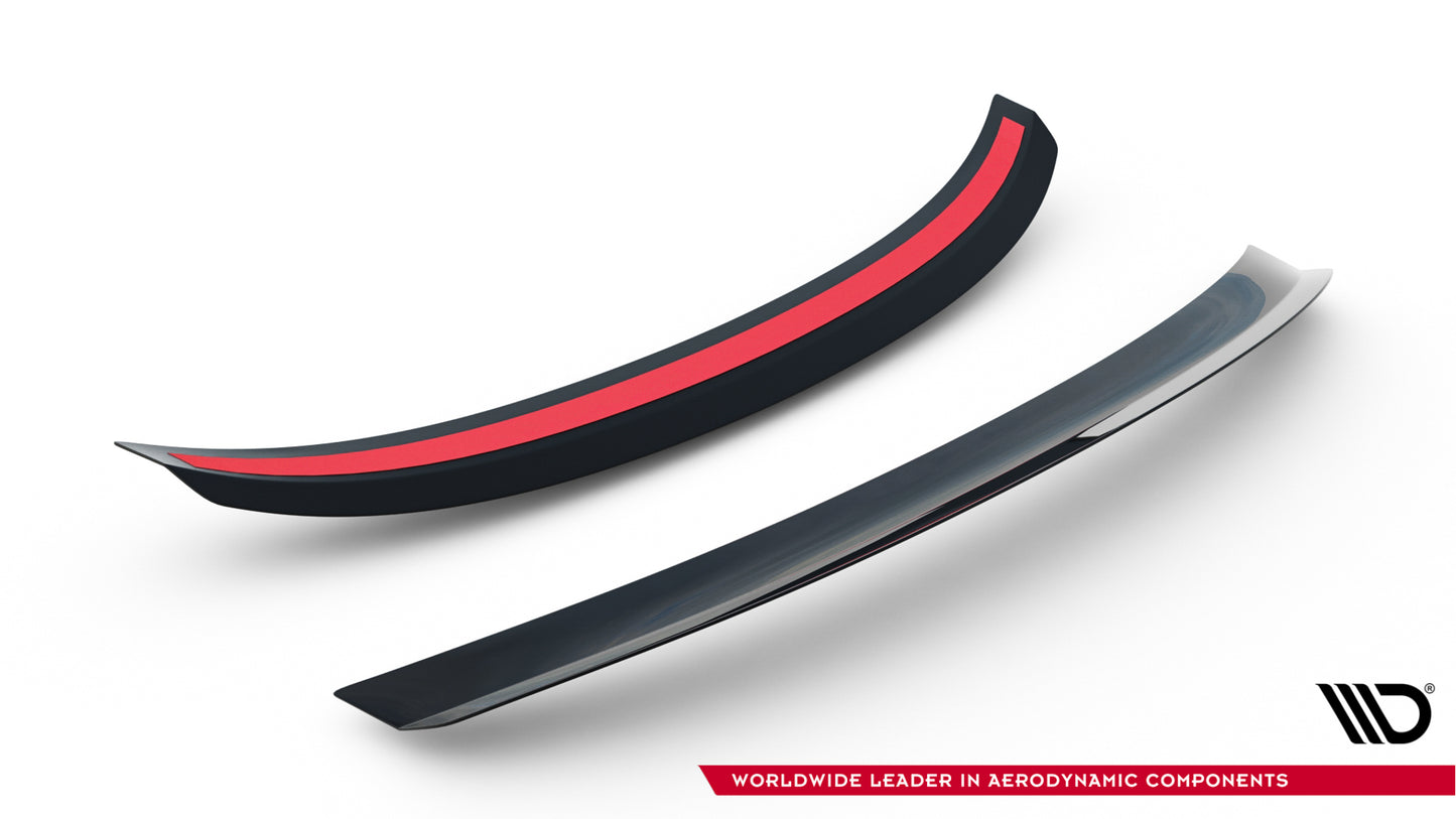 Spoiler CAP für Skoda Octavia RS Mk3 / Mk3 FL Combi schwarz Hochglanz