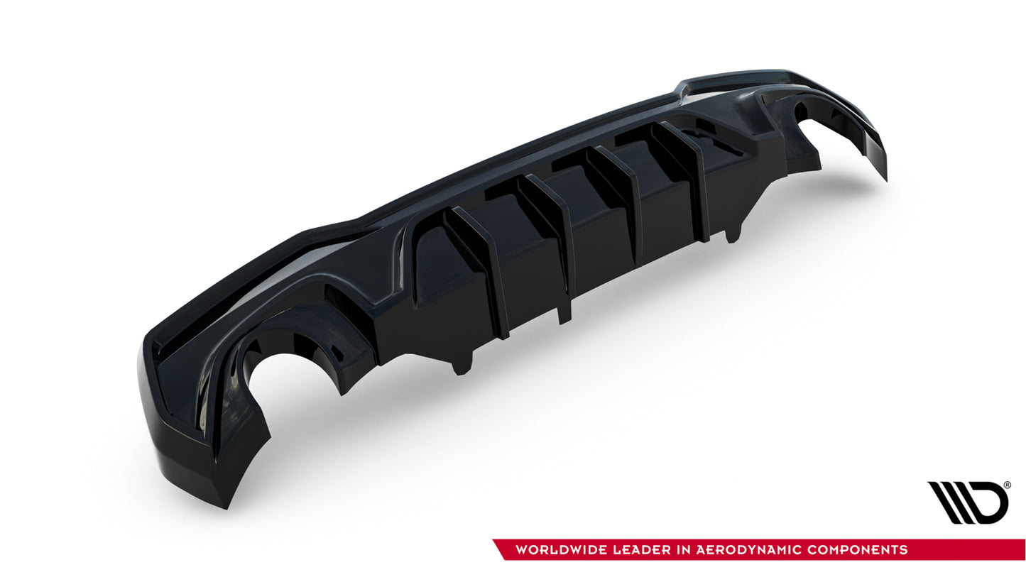Diffusor Heck Ansatz für BMW 4er M-Paket G22 / G23 / G22 Facelift / G23 Facelift
