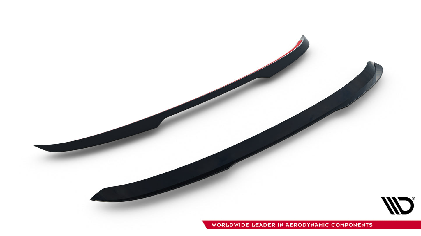 Spoiler CAP für VW Tiguan Mk3 schwarz Hochglanz