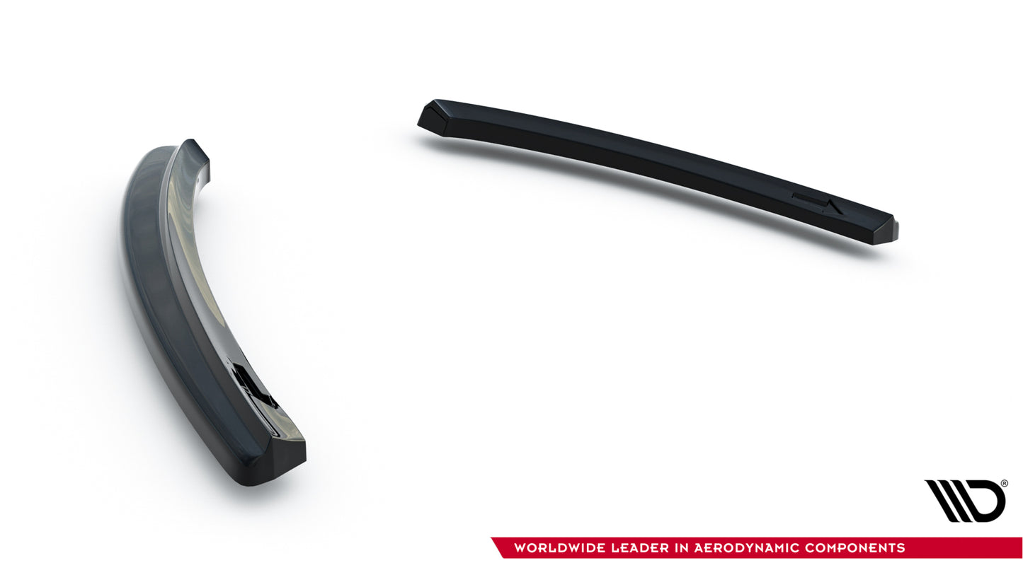 Heck Ansatz Flaps Diffusor für Alfa Romeo GT schwarz Hochglanz
