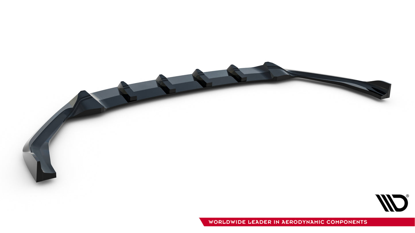Front Ansatz V.5 für Skoda Octavia RS Mk4 schwarz Hochglanz