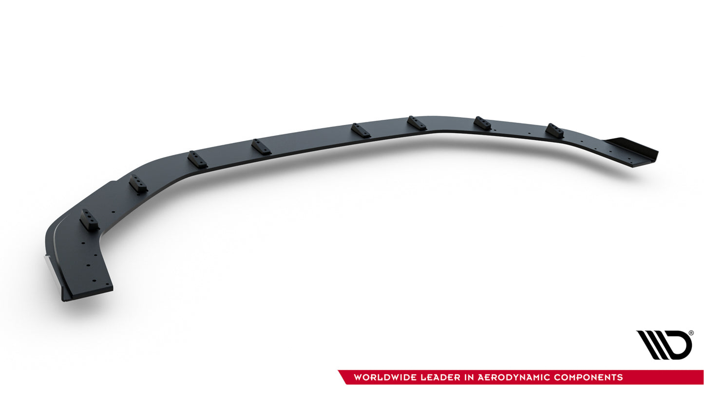 Street Pro Front Ansatz + Flaps für Audi RS3 Limousine 8Y Facelift schwarz Hochglanz
